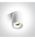 LED ceiling luminaires - One Light Saronida modern LED ceiling lamp 12110D/W/W. - product 1