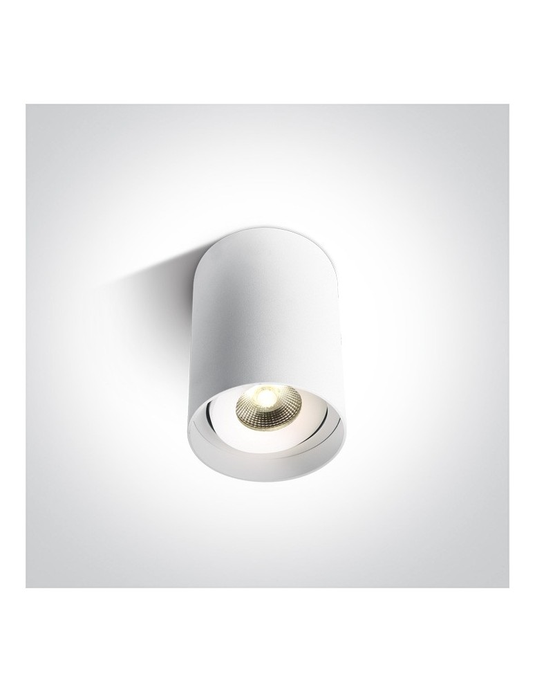 LED ceiling luminaires - One Light Saronida modern LED ceiling lamp 12110D/W/W. - product kolory-swiatla.pl 1