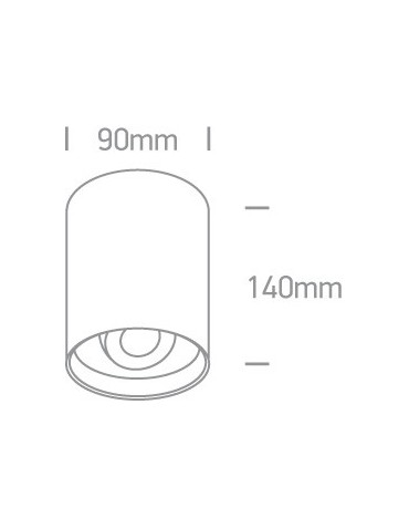 One Light Saronida modern LED ceiling lamp 12110D/W/W. - product 2