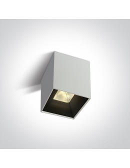 One Light Nowoczesna lampa LED sześcian Serwia 12110HA/W/W