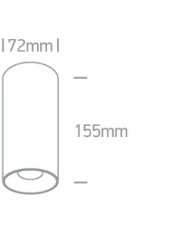 One Light LED cylinder ceiling lamp Stilida 12115D/B/W - product 2