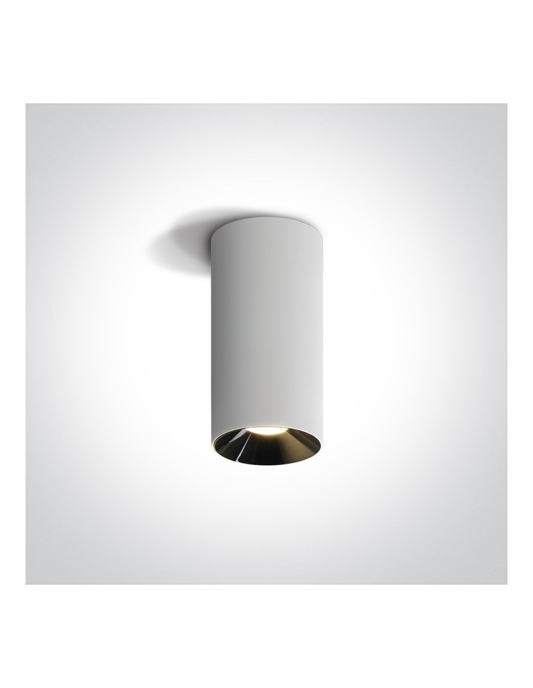 LED ceiling luminaires - One Light LED cylinder ceiling lamp Stilida 12115D/W/W. - product kolory-swiatla.pl 1
