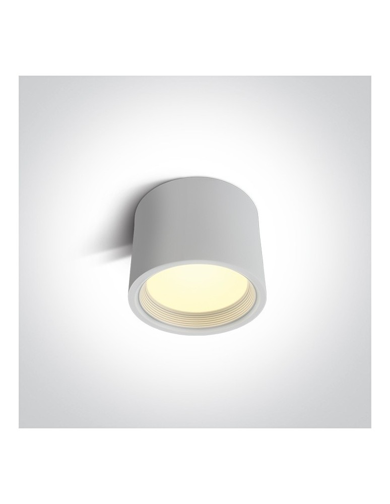 LED ceiling luminaires - One Light ceiling lamp modern style Tasos 12115L/W/W. - product kolory-swiatla.pl 1