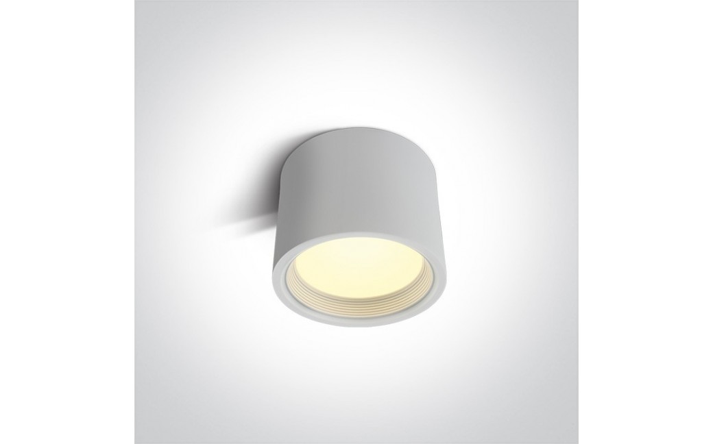 One Light Lampa sufitowa nowoczesny styl Tasos 12115L/W/W