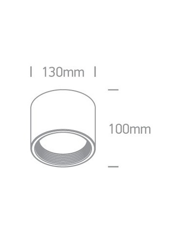 One Light ceiling lamp modern style Tasos 12115L/W/W. - product 2