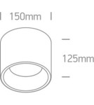 LED ceiling luminaires - One Light LED lamp large office Plomari 2 12115LD/W/W - product 2