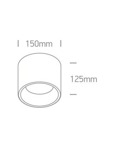 One Light LED lamp large office Plomari 2 12115LD/W/W - product 2
