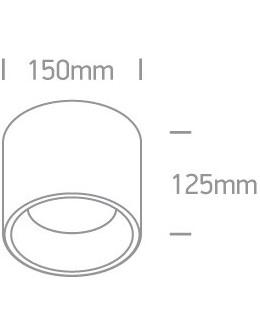 One Light Lampa LED duże biuro Plomari 2 12115LD/W/W - produkt 2