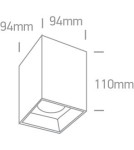 LED ceiling luminaires - One Light Modern LED loft lamp Sofades 2 12120ZA/B/W - product 3