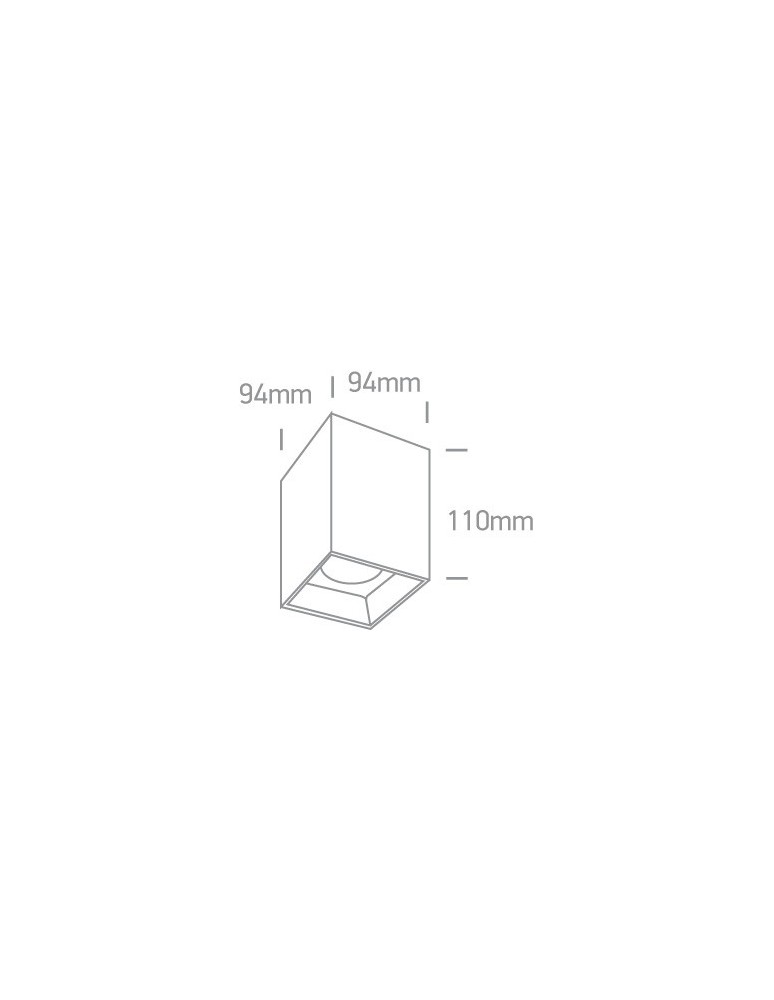 LED ceiling luminaires - One Light Modern LED loft lamp Sofades 2 12120ZA/B/W - product kolory-swiatla.pl 3