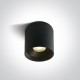 One Light Lampa LED czarna tuba Karas 2 12122C/B/W