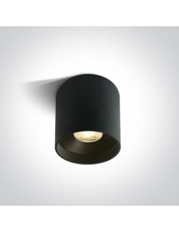 One Light Lampa LED czarna tuba Karas 2 12122C/B/W