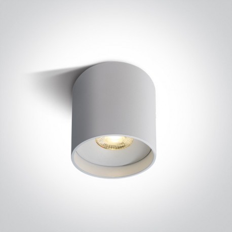 One Light Lampa LED czarna tuba Karas 2 12122C/W/W