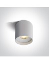 One Light Lampa LED czarna tuba Karas 2 12122C/W/W