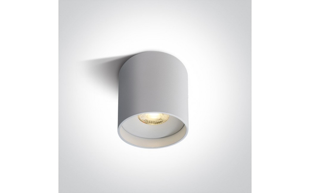 One Light Lampa LED czarna tuba Karas 2 12122C/W/W
