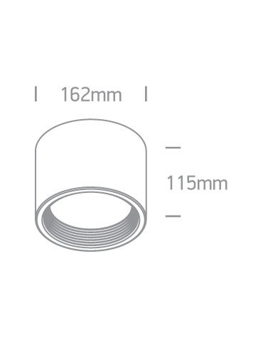 One Light LED lamp large office Tasos 2 12125L/W/W - product 2
