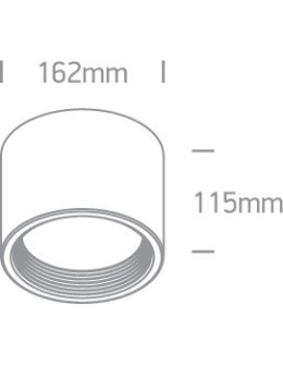 One Light Lampa LED duże biuro Tasos 2 12125L/W/W - produkt 2