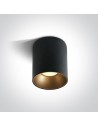 One Light Lampa sufitowa LED czarna Trizin 3 12130Z/B/W