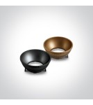 LED ceiling luminaires - One Light LED ceiling lamp black Trizin 3 12130Z/B/W - product 2