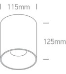LED ceiling luminaires - One Light LED ceiling lamp white Trizin 3 12130Z/W/W - product 2