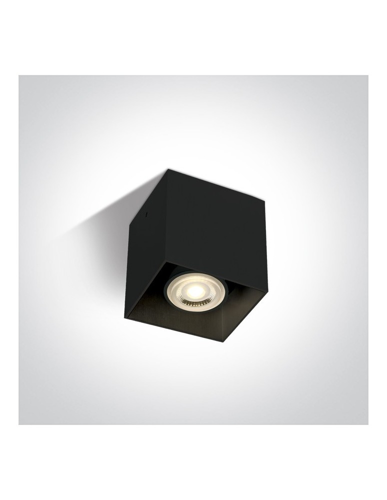 Ceiling luminaires for replaceable light source - One Light Delos cube ceiling lamp 12134/B - product kolory-swiatla.pl 1