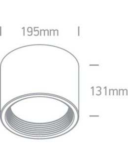 One Light Lampa biuro mieszkanie Tasos 3 12135L/W/W - produkt 2