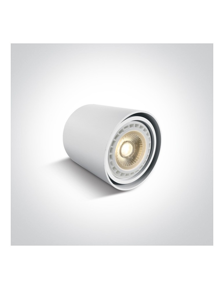 Ceiling luminaires for replaceable light source - One Light Mykonos white tube ceiling lamp 12142/W. - product kolory-swiatla.pl 2
