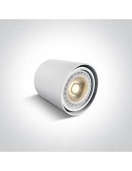 One Light Lampa sufitowa biała tuba Mykonos 12142/W - produkt 2