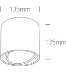 Ceiling luminaires for replaceable light source - One Light Mykonos white tube ceiling lamp 12142/W. - product 3