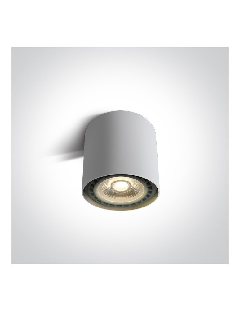 Ceiling luminaires for replaceable light source - One Light Naxos 12144/W loft tube lamp - product kolory-swiatla.pl 1