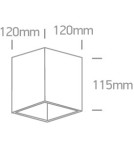 Ceiling luminaires for replaceable light source - One Light Koufonisi urban style lamp 12144/B - product 2