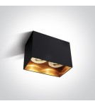 Ceiling luminaires for replaceable light source - One Light Double lamp black Nikomidia 2 12205NA/B - product 1