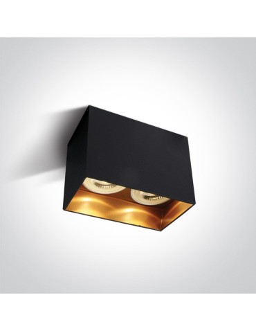 One Light Double lamp black Nikomidia 2 12205NA/B