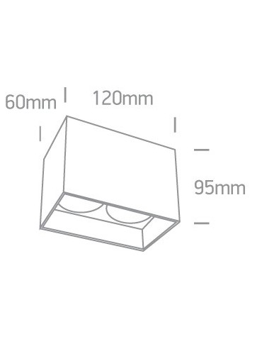 One Light Double lamp black Nikomidia 2 12205NA/B - product 2