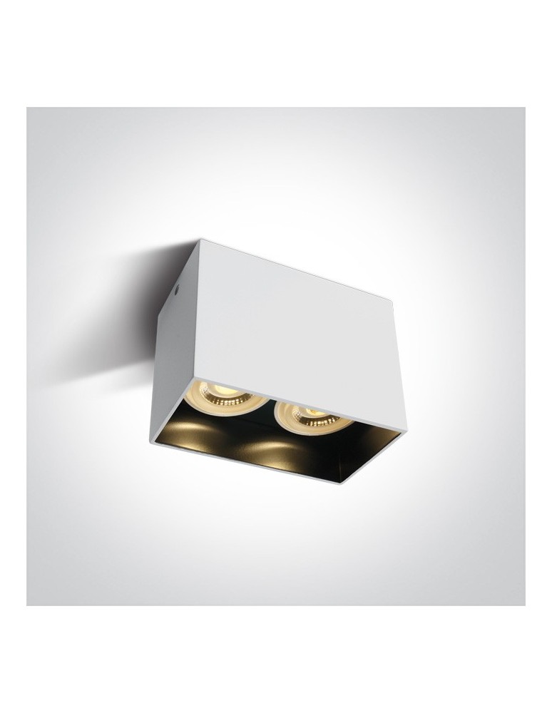 Ceiling luminaires for replaceable light source - One Light Double lamp black Nikomidia 2 12205NA/W - product kolory-swiatla.pl 1