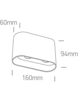 One Light Lampa nowoczesny salon Roda 2 12205T/B - produkt 2