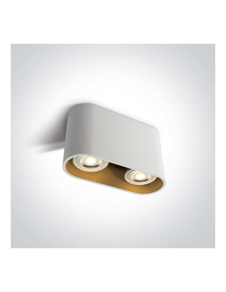 Ceiling luminaires for replaceable light source - One Light lamp modern living room Roda 2 12205T/W - product kolory-swiatla.pl 1