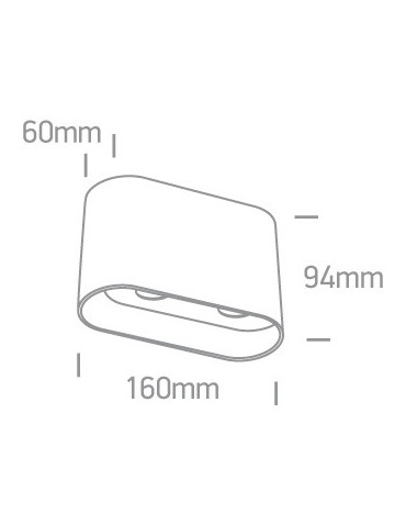 One Light lamp modern living room Roda 2 12205T/W - product 2