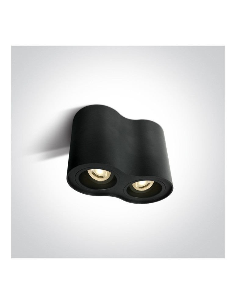 Ceiling luminaires for replaceable light source - One Light Double lamp black Nemea 2 12205Y/B - product kolory-swiatla.pl 1