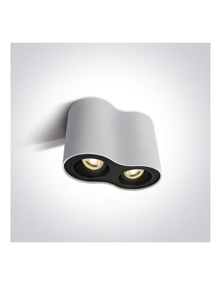 Ceiling luminaires for replaceable light source - One Light Double lamp white Nemea 2 12205Y/W - product kolory-swiatla.pl 1