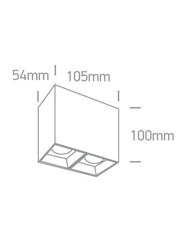 One Light Paralia 2 gallery store lamp 12207B/W/W - product 2
