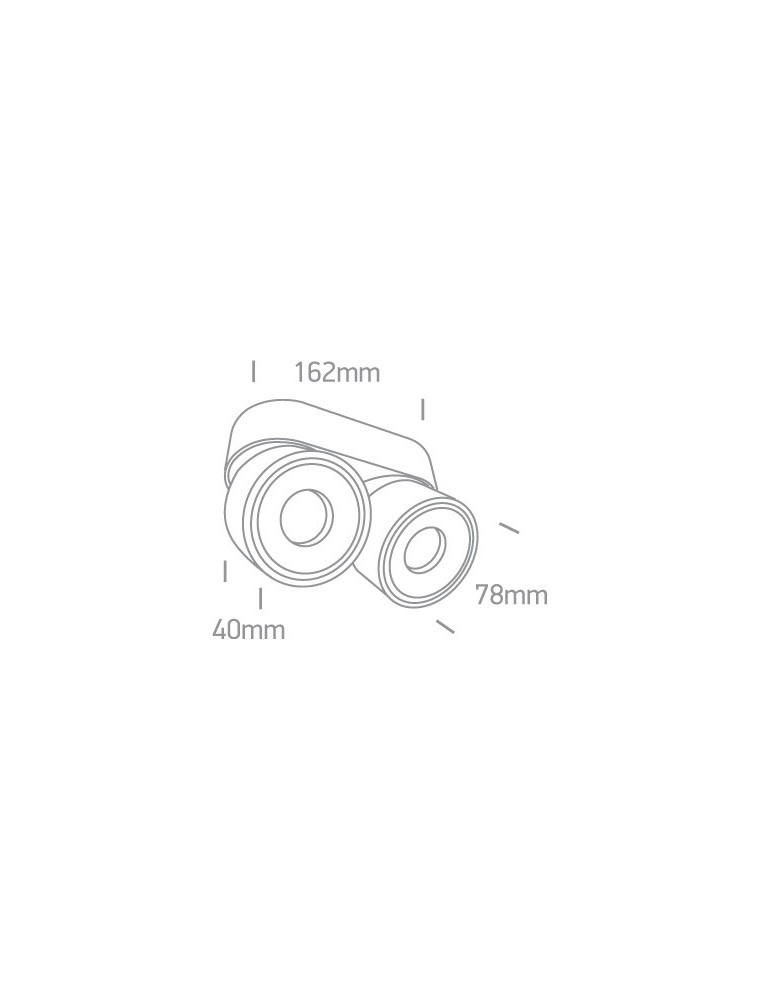Spotlight ceiling lamps - One Light Psaru 2 living room store lamp 12208LA/B/W - product kolory-swiatla.pl 2