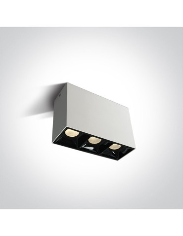 One Light Paralia 3 box lamp 12307B/W/W