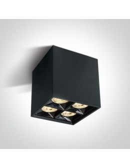 One Light Lipsi square ceiling lamp 12406B/B/W.