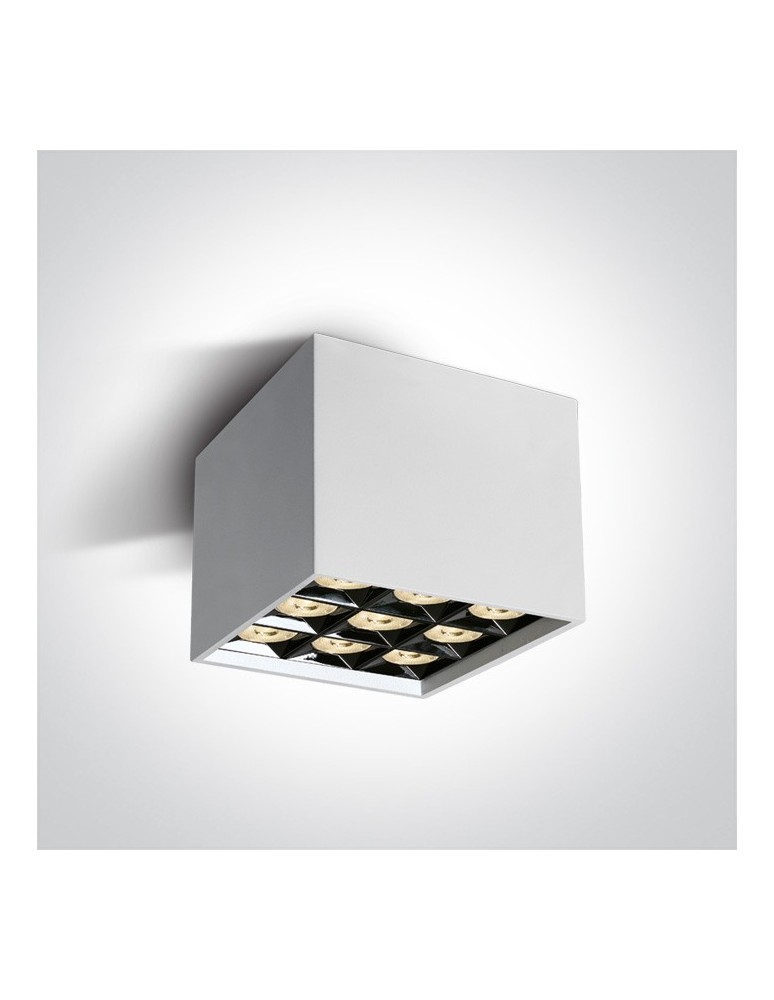 LED ceiling luminaires - One Light Lipsi 12906B/W/W square ceiling lamp. - product kolory-swiatla.pl 1