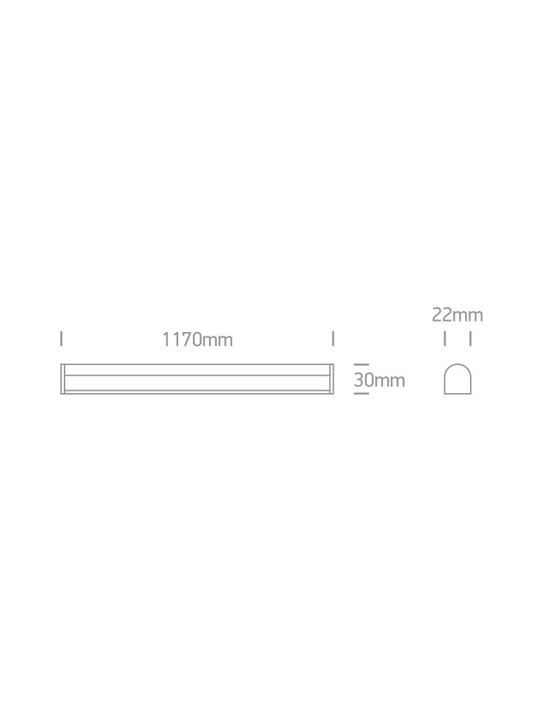 Lighting beams - One Light LED strip 117cm cold color 38114B/C - product kolory-swiatla.pl 3