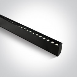 One Light profil LED czarny idealny do biura open space Syneti 38150B/B/C