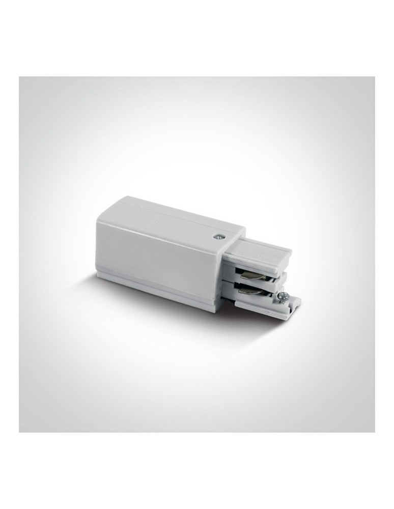 Accessories for 3 phase busbars - One Light White power supply right 16A - product kolory-swiatla.pl 1