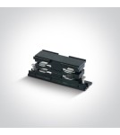 Accessories for 3 phase busbars - One Light invisible switch for square rails black 16A - product 1