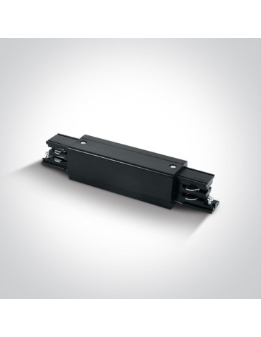 One Light Łącznik liniowy do szyn kwadratowych czarny 16A